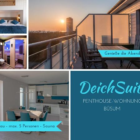 5 Sterne Penthouse Deichsuite ビューズム エクステリア 写真