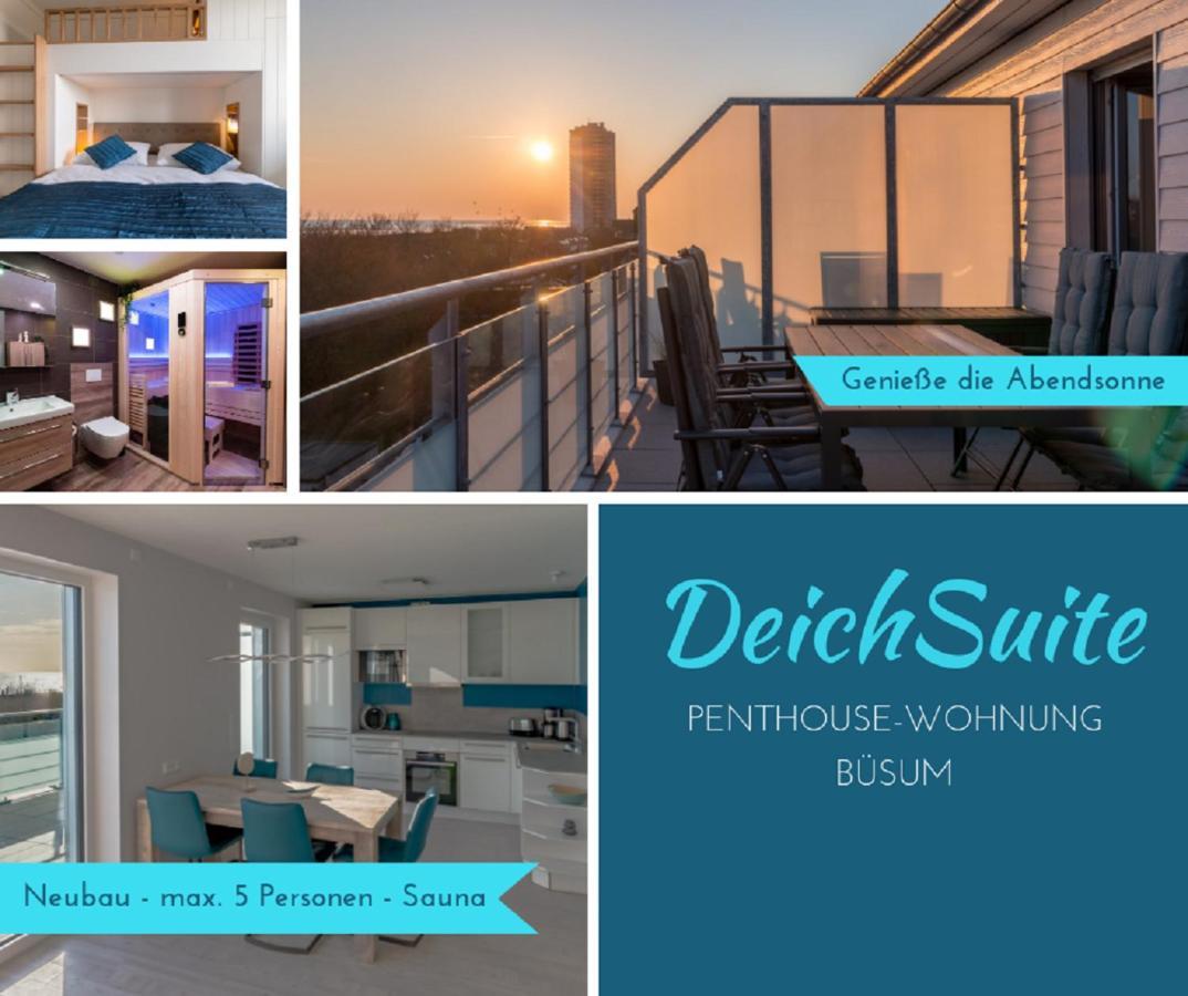 5 Sterne Penthouse Deichsuite ビューズム エクステリア 写真